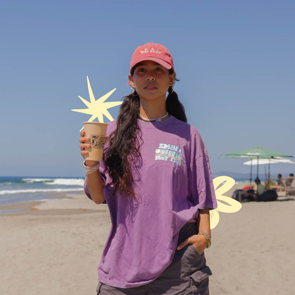 Small Wave Surf Club Oversized Tee