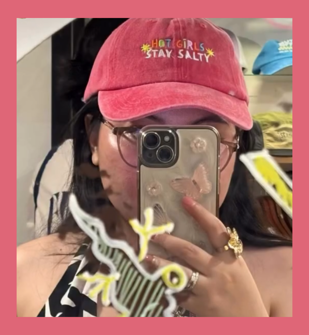 Hot Girls Stay Salty Dad Cap