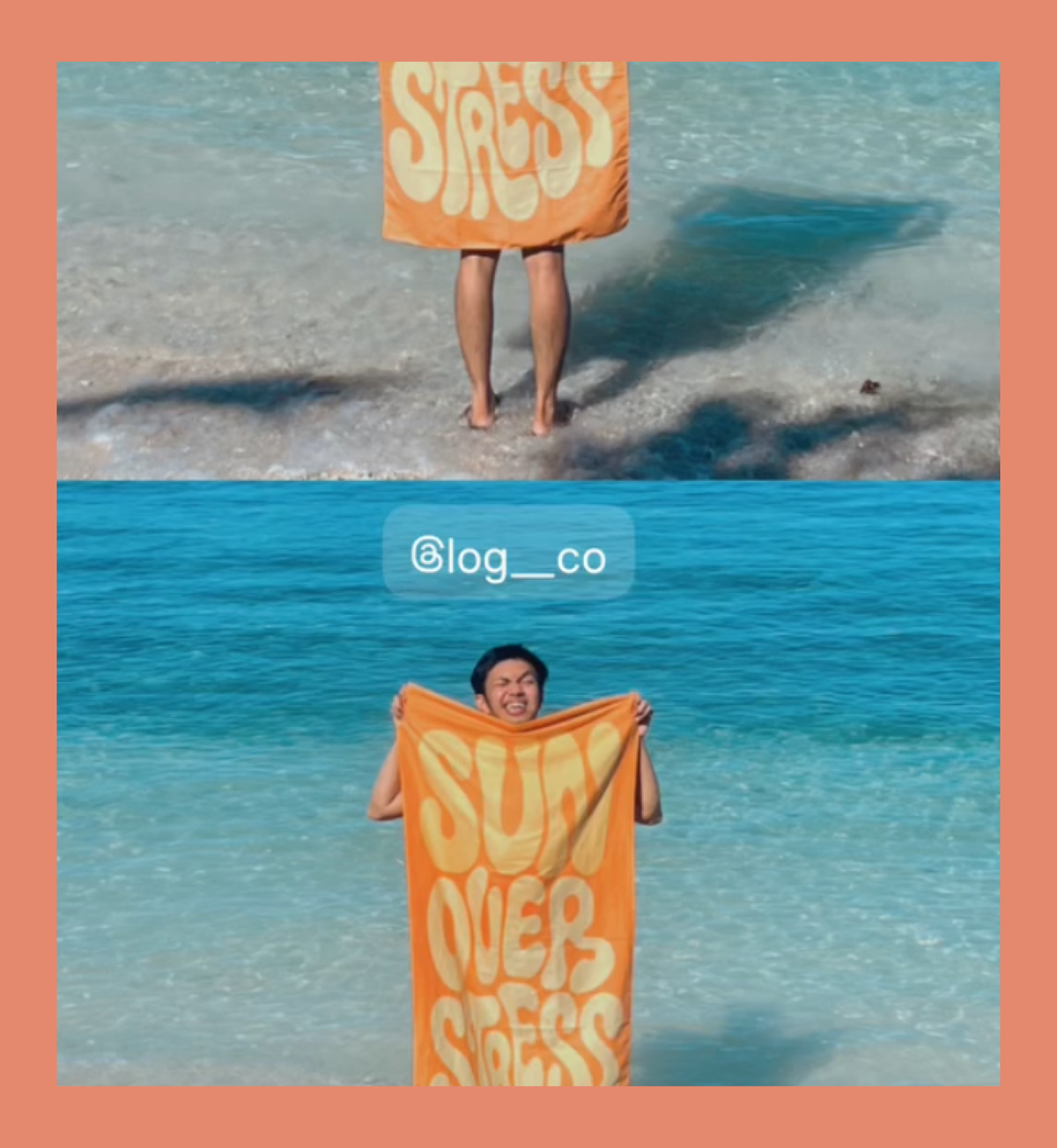 Sun Over Stress - Beach Towel